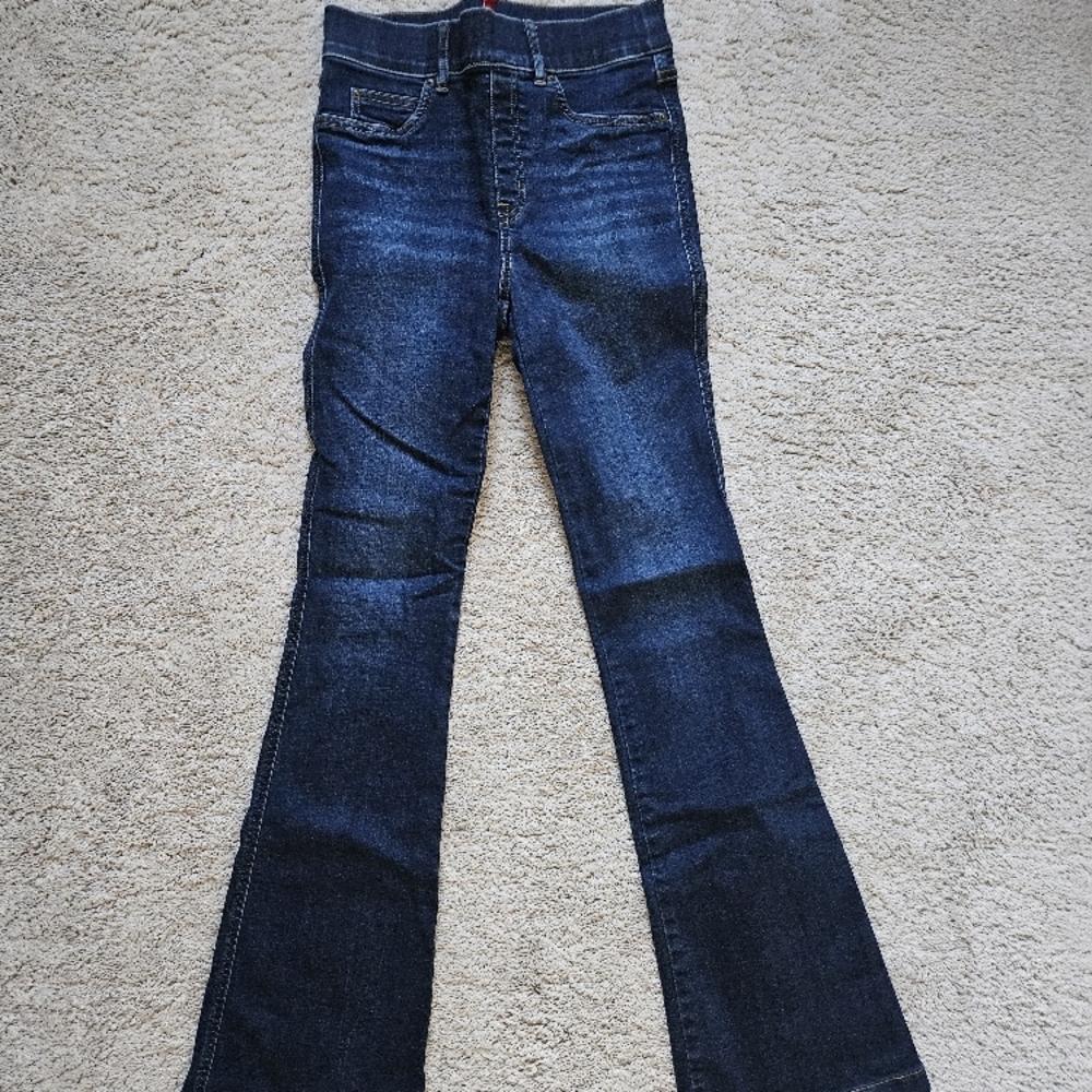 Spanx Dark Blue Everywhere Flare Jeans